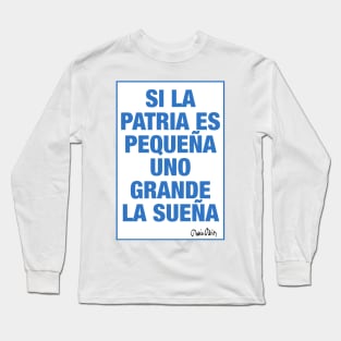Poesia Nicaragua Rubén Darío Long Sleeve T-Shirt